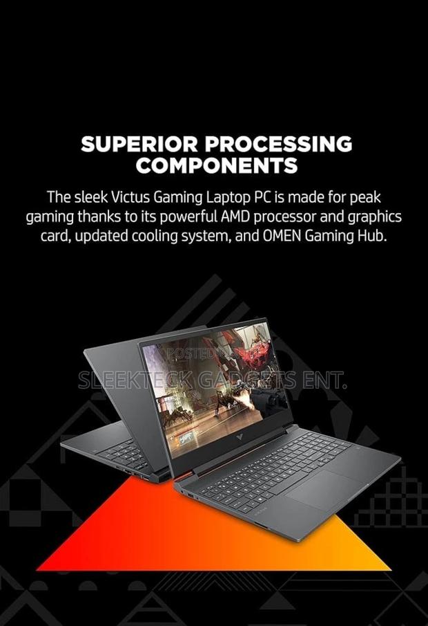 New Laptop HP Victus 16 8GB AMD Ryzen 5 SSD 256GB · Photo 5