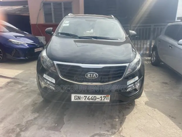 Kia Sportage Base 4dr FWD (2.4L 4cyl 6M) 2012 Black · Photo 1