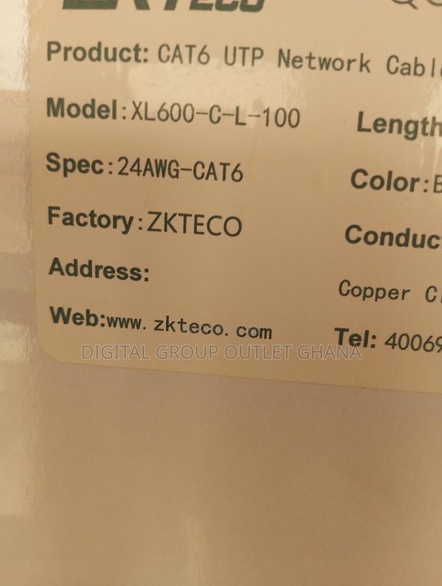 Cat6 Utp Cable - 100m Zkteco · Photo 3