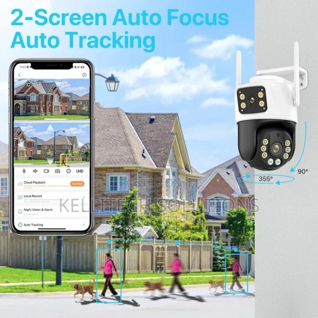 New Double Lens Security Wifi CCTV 8mp · Photo 1