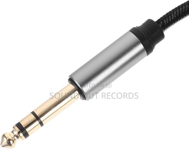 5m Braided Anti Rust 6.5mm To 3.5mm Gold Plated Audio Cable · Photo 4