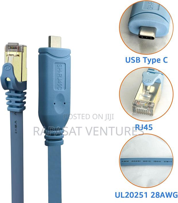 Usb C Console Cable to Rj45 Adapter · Photo 1