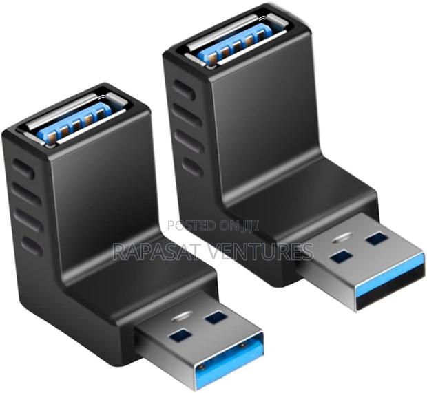 Usb 3.0 Male to Female Adapter 90 Degrees · Photo 1