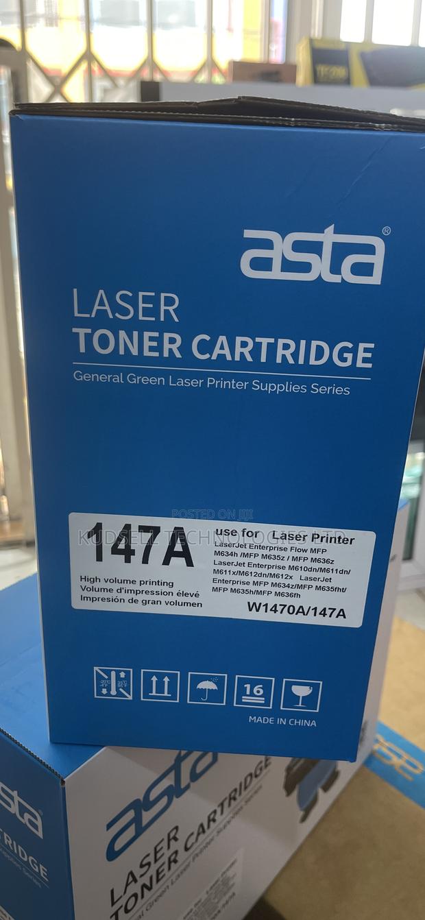 Asta 147a Black Toner Cartridge (W1470a) · Photo 1