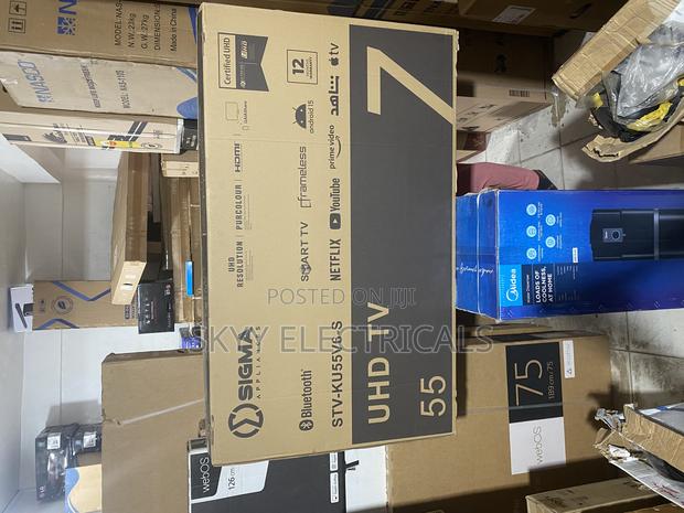 Sigma 55”Smart Satellite Uhd 4k New Tv · Photo 1