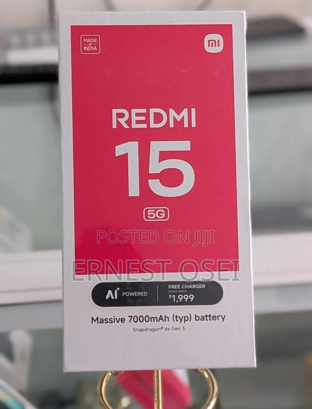 New Xiaomi Redmi 15 5G 256 GB Red · Photo 1