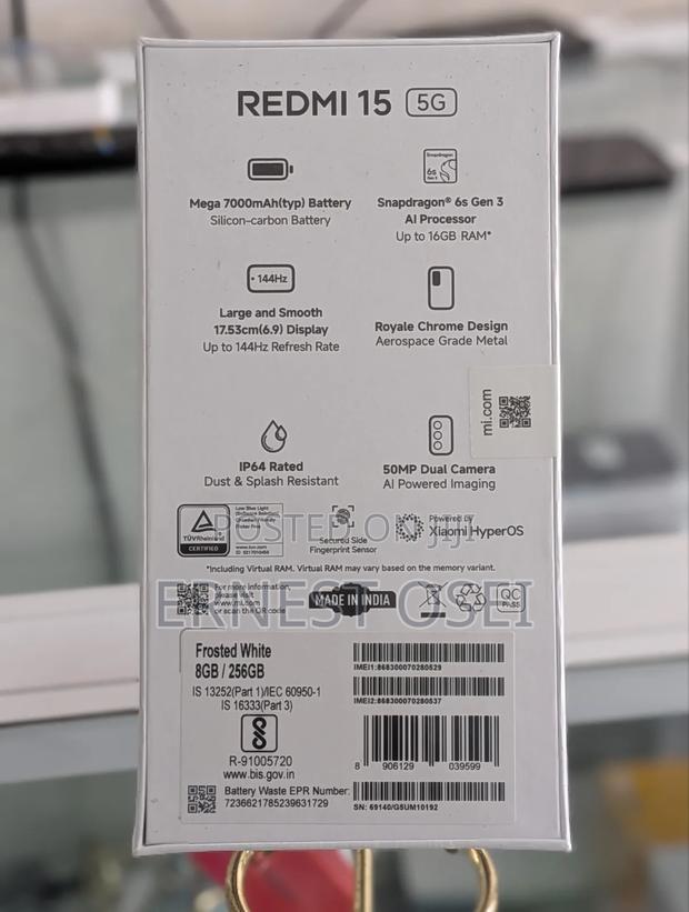 New Xiaomi Redmi 15 5G 256 GB Red · Photo 2