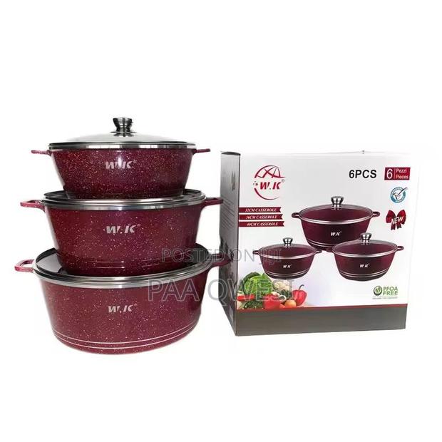 Non-Stick Wk 6-Piece Casserole Set – Easy to Clean · Photo 1