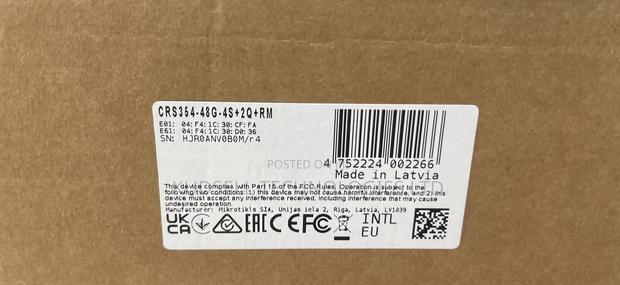 Mikrotik Cloud Router Switch 354-48g-4s+2q+Rm, Crs354-48g-4s+2q+Rm · Photo 4
