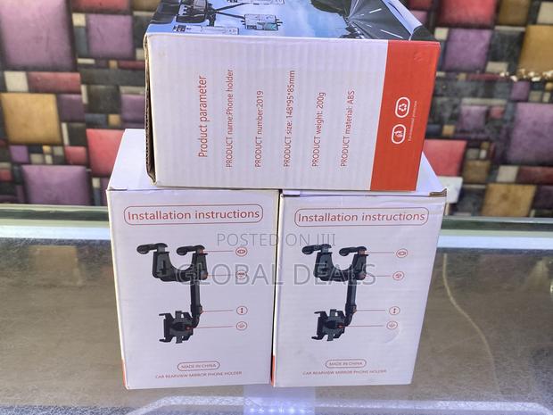 Car Rear View Mirror Phone Holder · Photo 5