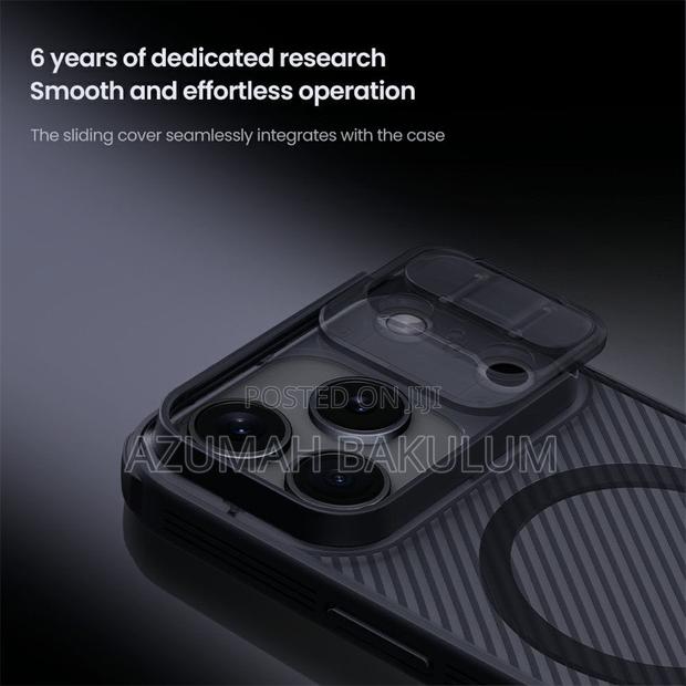 17 Pro Transparent Black Camshield Magnetic Case · Photo 3