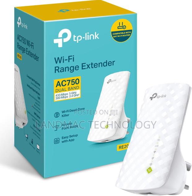 Tp-Link Ac750 Mesh Wi-Fi Extender Re200 Dual Band · Photo 1