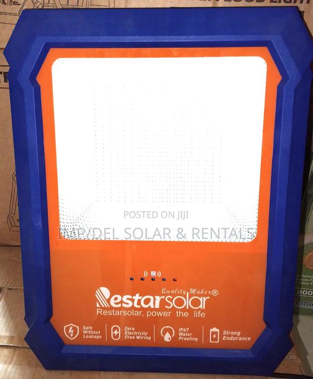 800w Solar Led Floodlight With Panel, Remote Control, Timer Functions · Photo 3