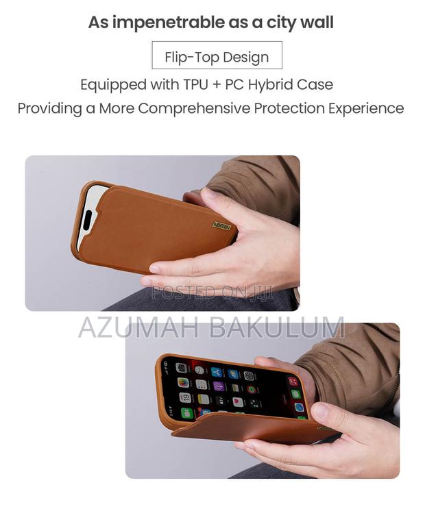 17 Pro Max | 17 Pro Leather Flip Cover · Photo 2