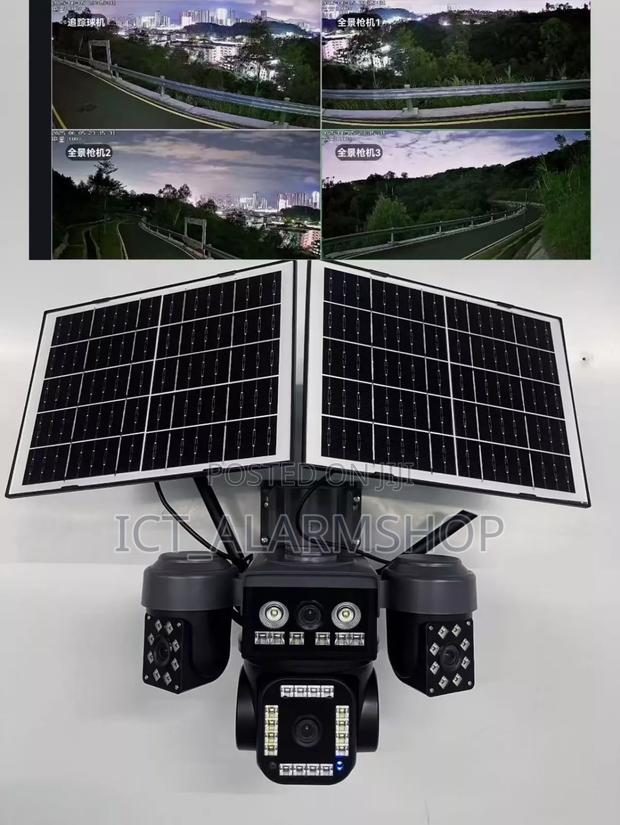 Solar Power Panel 4lens PTZ Monitoring · Photo 3