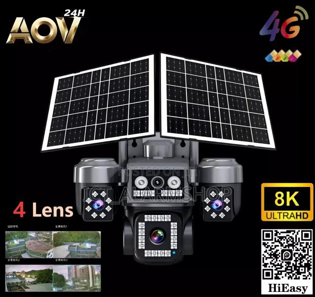 Solar Power Panel 4lens PTZ Monitoring · Photo 5
