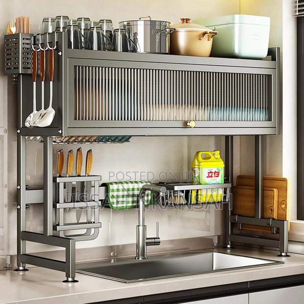 Kitchen Over the Sink Dish Rack · Photo 2