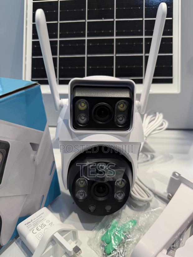 Solar Camera PTZ 4g Universal Sim Dual Lens Full Color 2way Talk · Photo 2