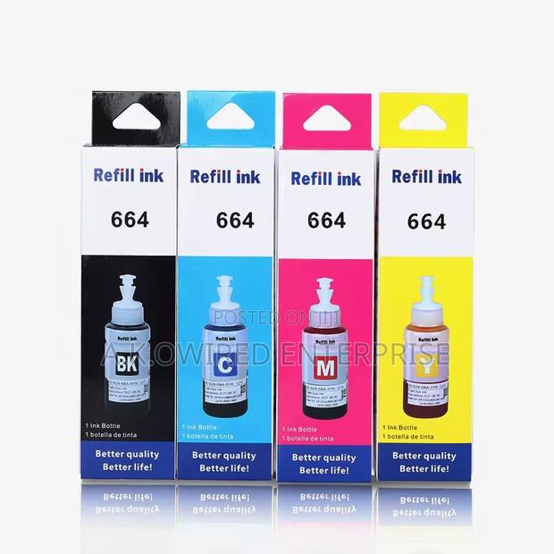 Epson Ecotank 664 Ink Bottle (T664) L100, L200, L300, L110, L210 · Photo 1