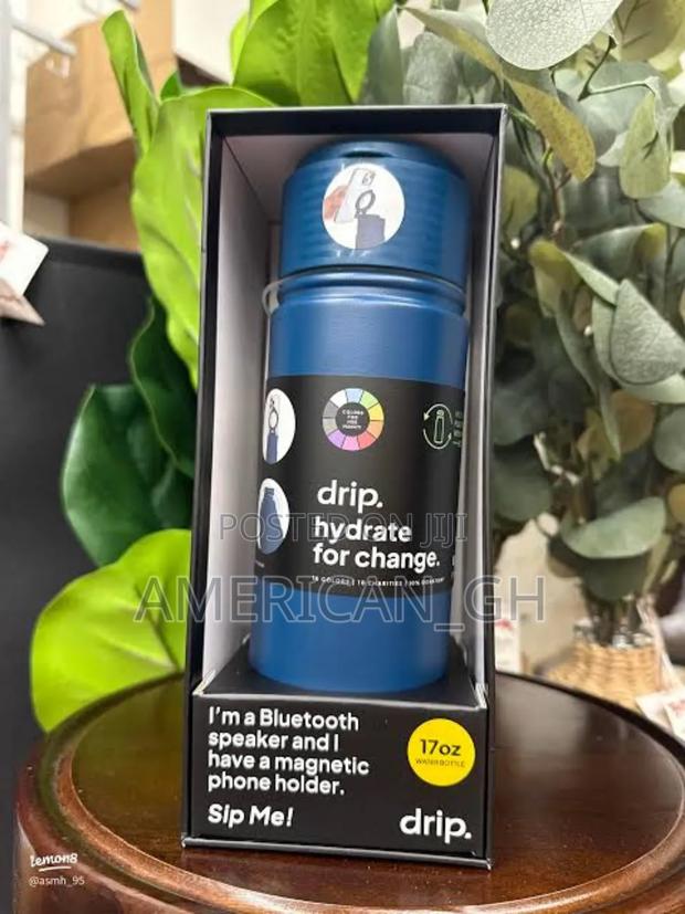 Drip 17oz Water Bottle Bluetooth Speaker With Phone Holder · Photo 2