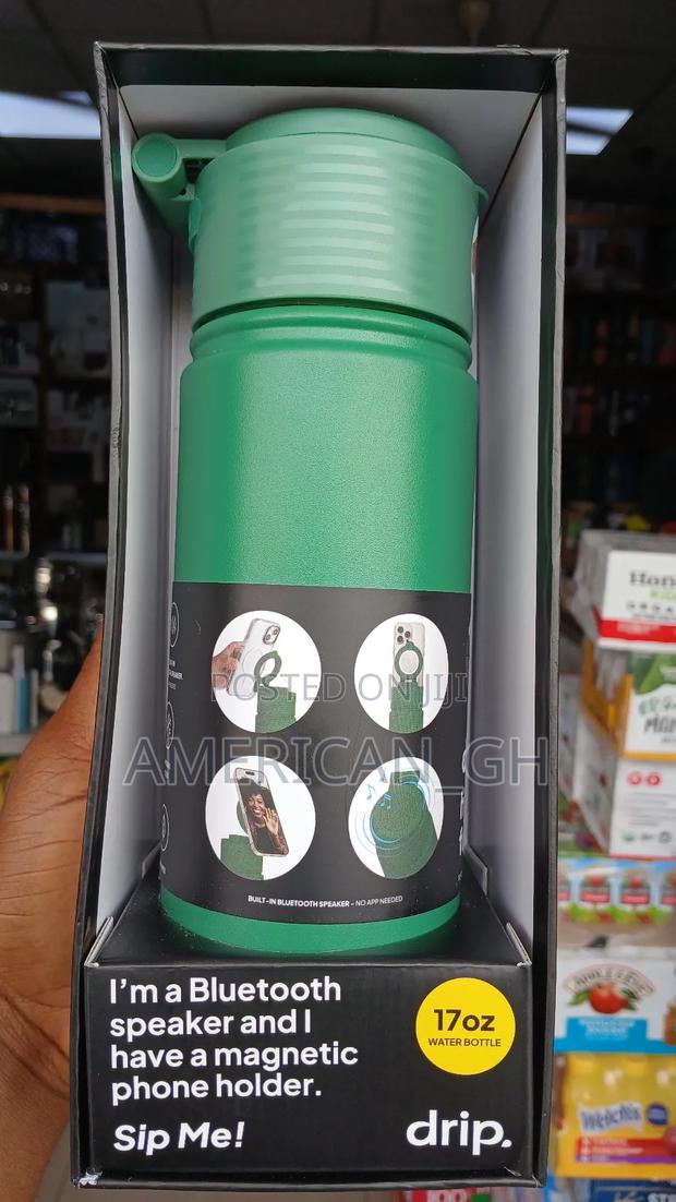 Drip 17oz Water Bottle Bluetooth Speaker With Phone Holder · Photo 6