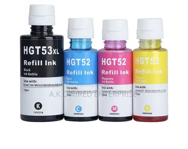 Hp Gt52 Gt53 Ink Bottles Gt 5810, Gt 5820 115, 315, 415, 419 500, 51 · Photo 2