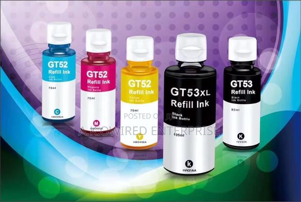 Hp Gt52 Gt53 Ink Bottles Gt 5810, Gt 5820 115, 315, 415, 419 500, 51 · Photo 1