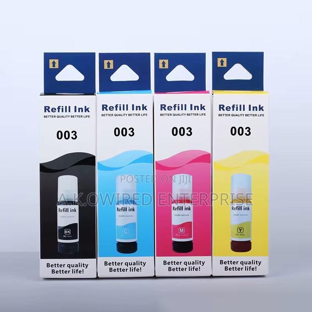 Epson 003 Ecotank Ink L1110, L3110, L3150, L3156, L5190, L3210, L3250, · Photo 1