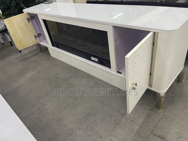 Electronic Wooden Tv Stand With Bluetooth · Photo 2
