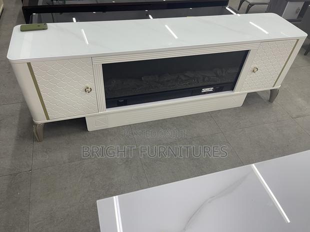 Electronic Wooden Tv Stand With Bluetooth · Photo 1