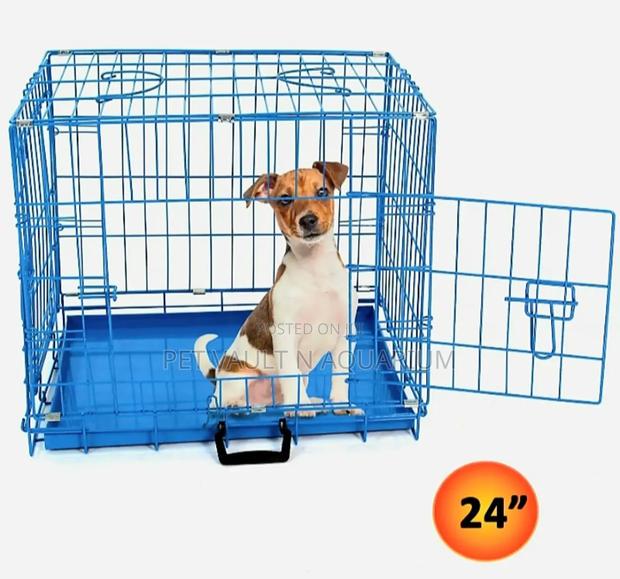 Metallic Dog Cage