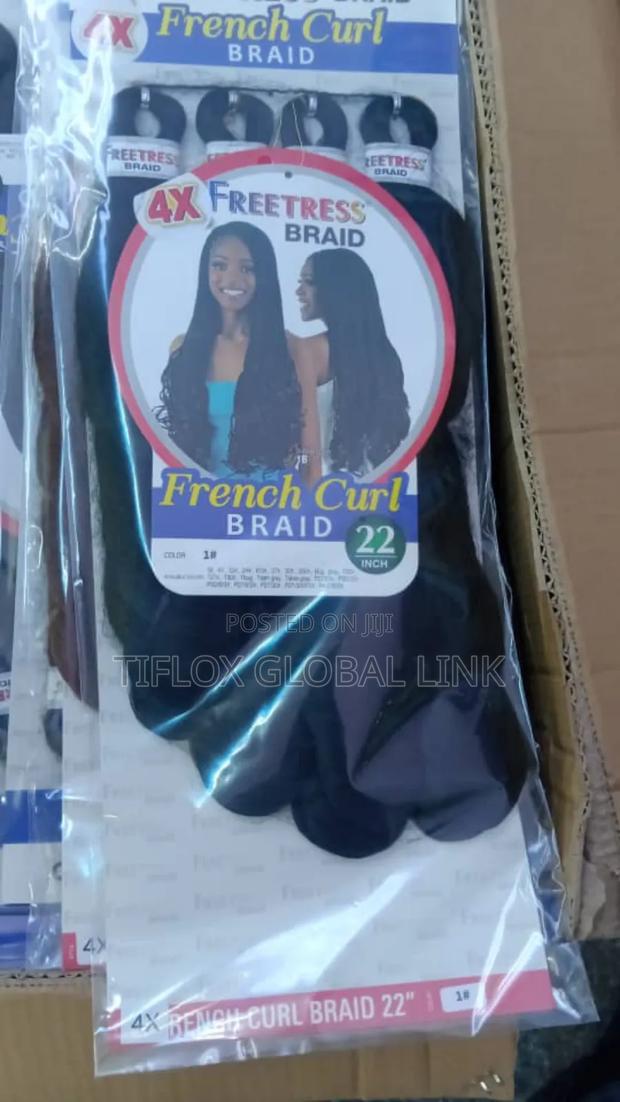 22"French Curly Braid Hair · Photo 5