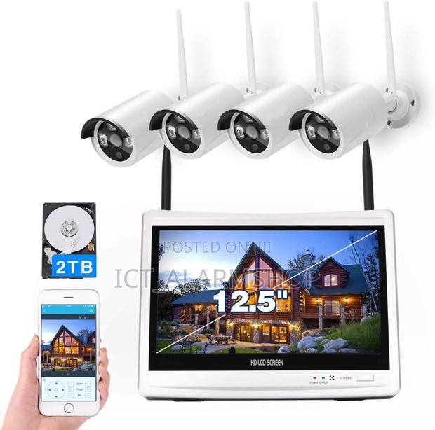 4channel NVR Wireless CCTV Cameras With 10inch Monitor Screen · Photo 1