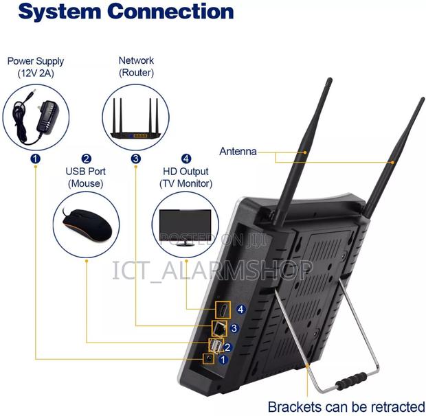 4channel NVR Wireless CCTV Cameras With 10inch Monitor Screen · Photo 2