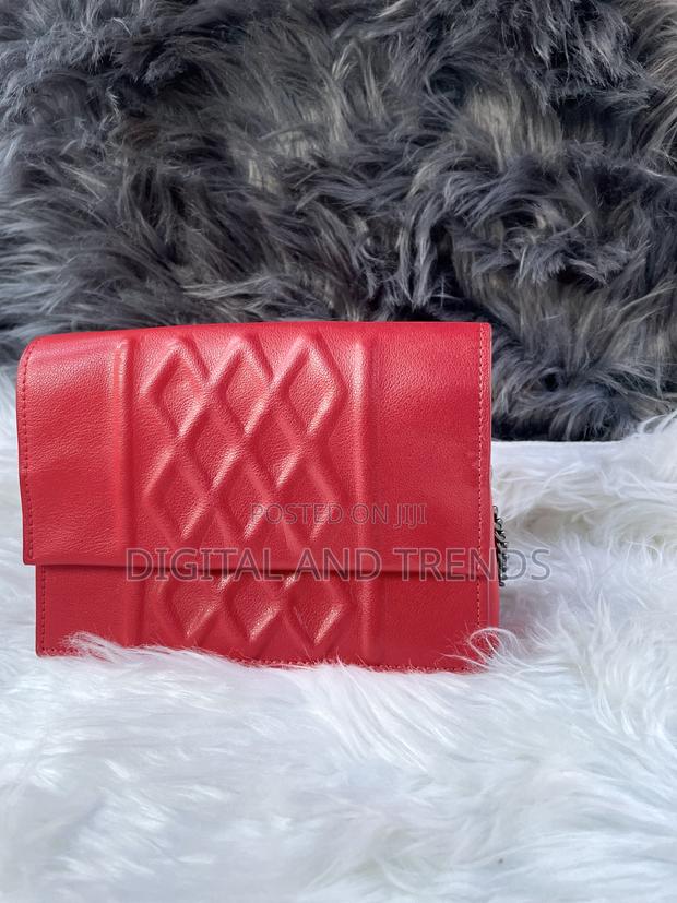 Red Quilted Flap Bag · Photo 1