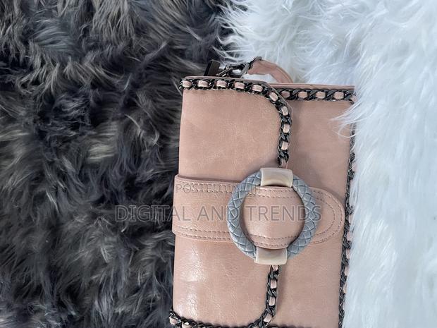 Pink Faux Leather Crossbody Bag · Photo 2