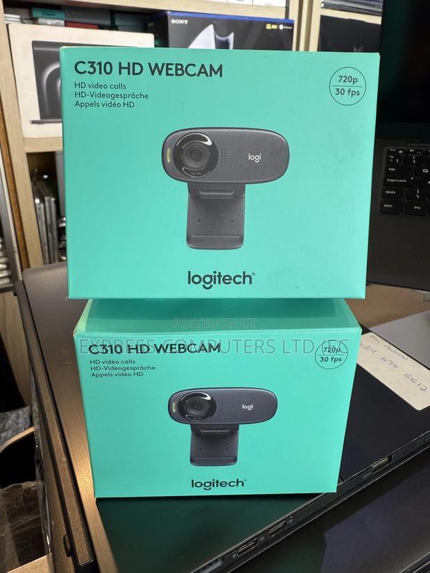 Logitech C310 Hd Webcam, 720p/30fps, Widescreen Hd Video Calling, New · Photo 1