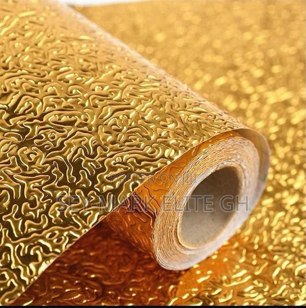 Kitchen Oil/Water Proof Aluminum Adhesive Sticker(10meters) · Photo 2