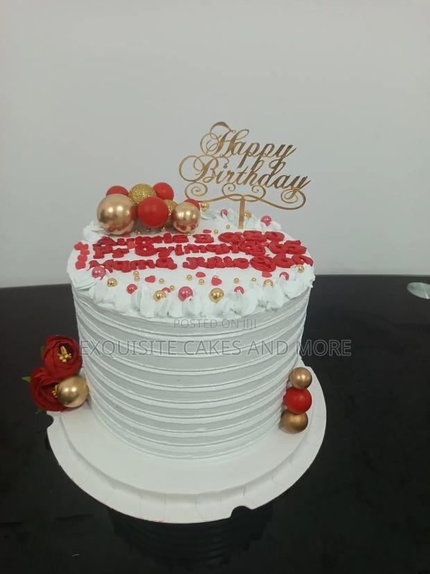 Big Red and White/Anniversary Cake, Order Now · Photo 1