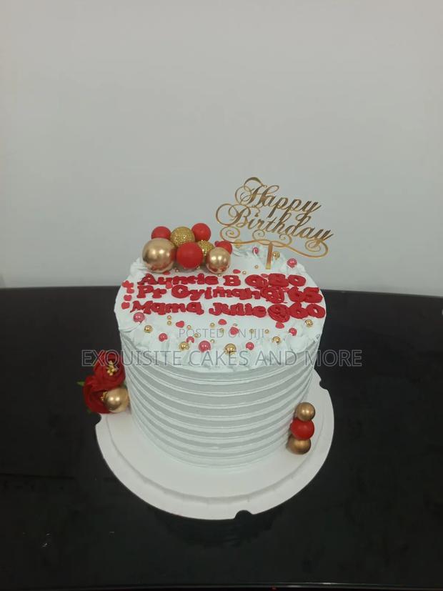 Big Red and White/Anniversary Cake, Order Now · Photo 3