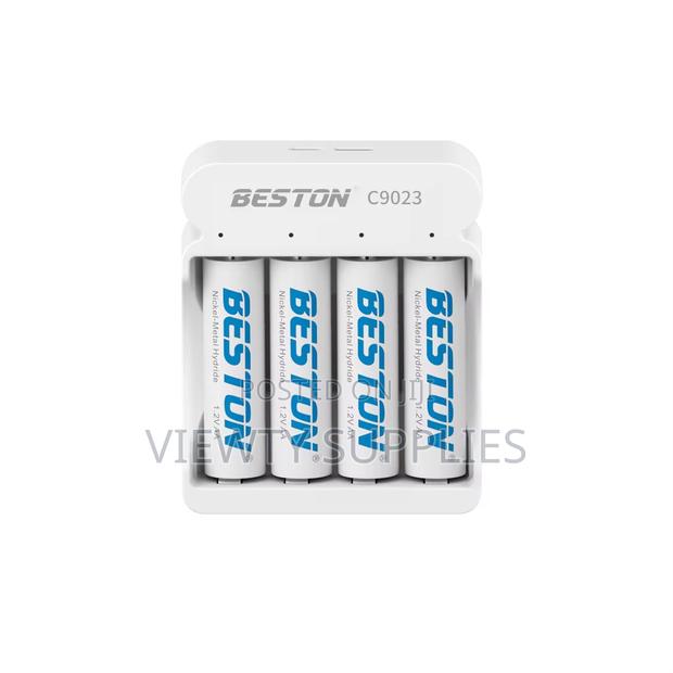High Capacity Rechargeable Aa Battery With 4 Bay Aa/Aaa + Usb Charger · Photo 5