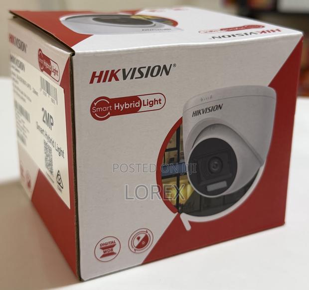 Hikvision Camera 2mp Smart Hybrid Full Color Audio Ds-2ce76d0t-LPFS · Photo 1