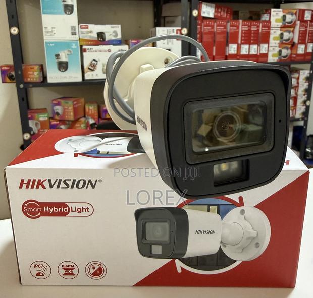 Hikvision Camera 2mp Smart Hybrid Light Fullcolor Audio 2ce16d0t-LPFS · Photo 2