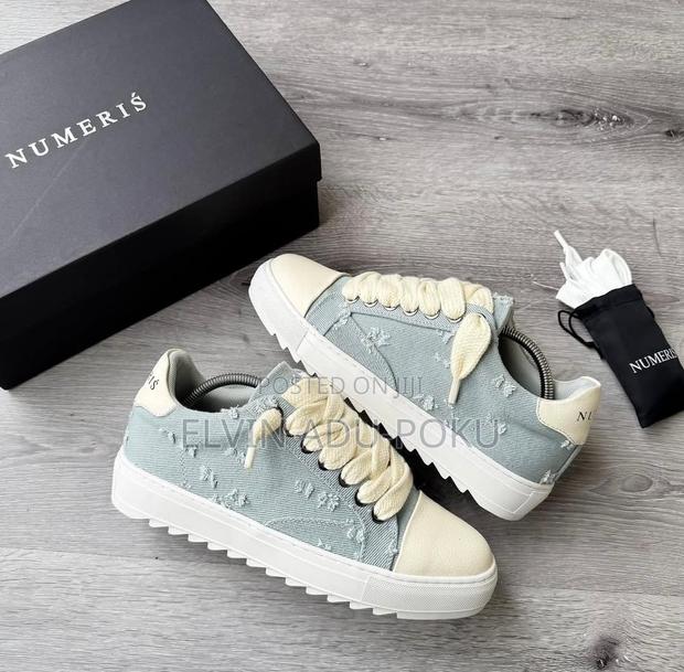 Numeris Raw Canvas Sneakers In Different Style , Swipe>>> · Photo 3
