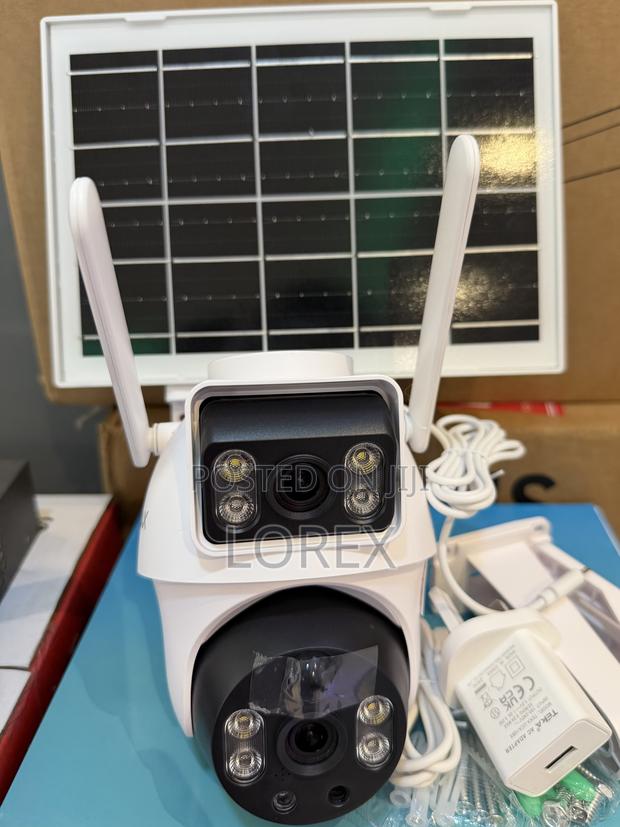 Solar Camera 4g All Sim 4mp 2 Way Audio Full Color Ai Human Detector · Photo 2