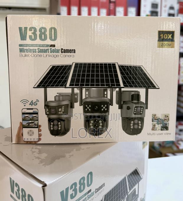 Solar 4g Camera PTZ 6mp 2way Talk Ai Human Detector Full Color · Photo 1
