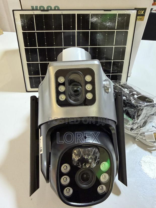 Solar 4g Camera PTZ 6mp 2way Talk Ai Human Detector Full Color · Photo 2