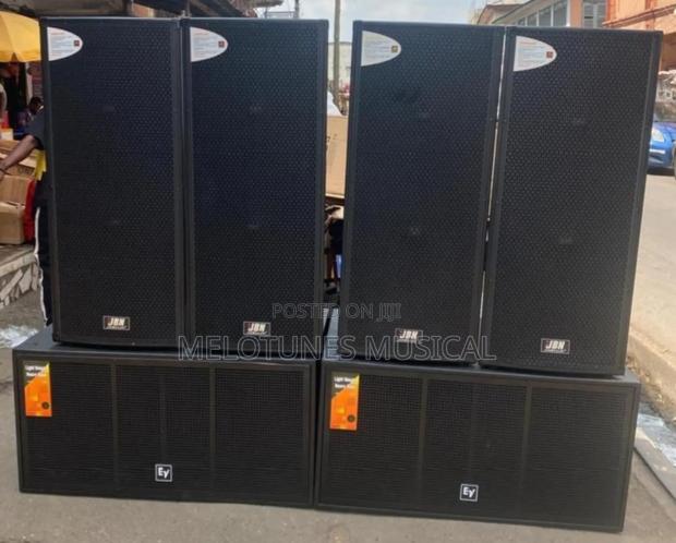 Set of Professional Audio Speakers and Subwoofers JBN and Ev · Photo 1