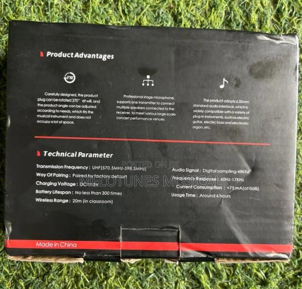 Xvive U2 Wireless Guitar Rechargeable Digital Transmitter and Receiver · Photo 4