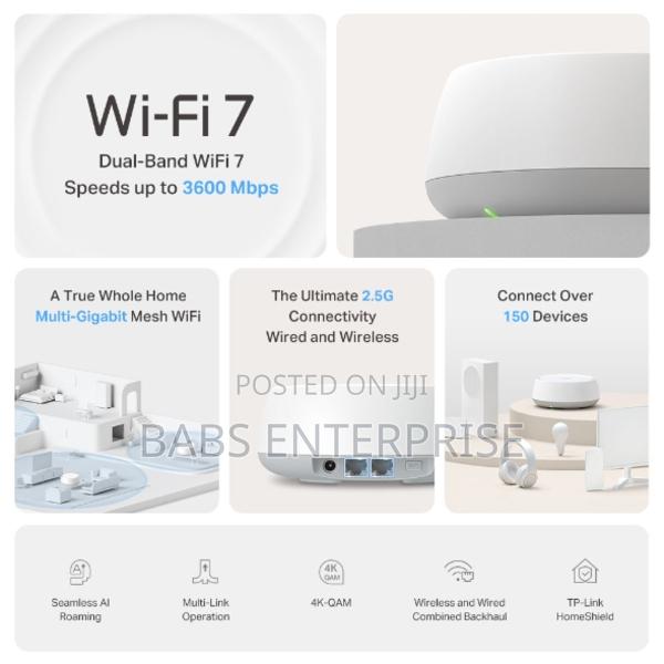 Tp-link Deco Be25 Be3600 Whole Home Mesh Wifi 7 System 3 Pack · Photo 3